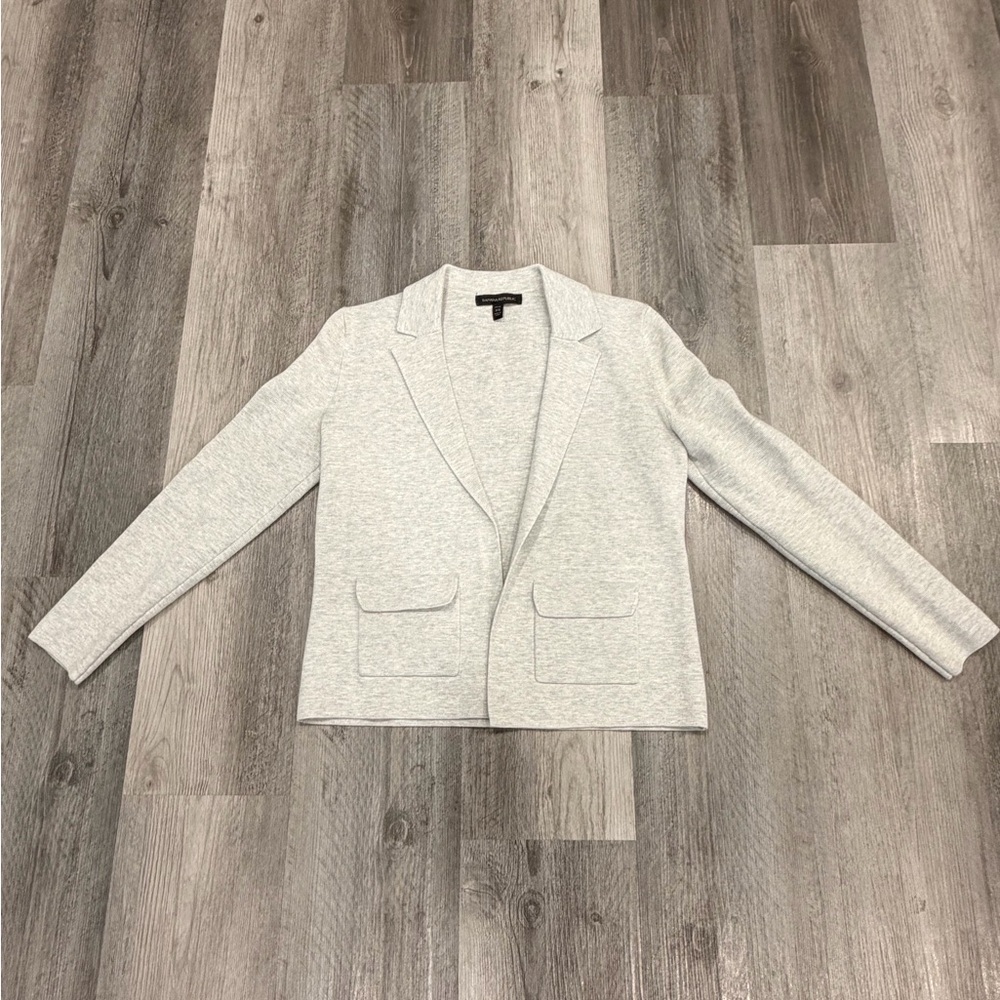 Banana Republic Light Gray Blazer